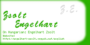 zsolt engelhart business card